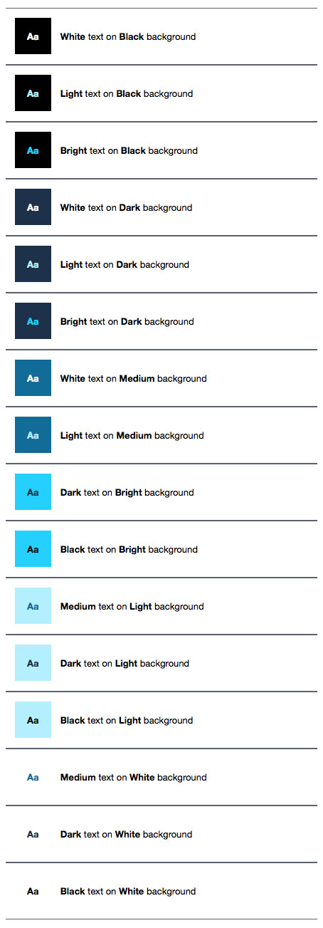 Accesible Color Palette