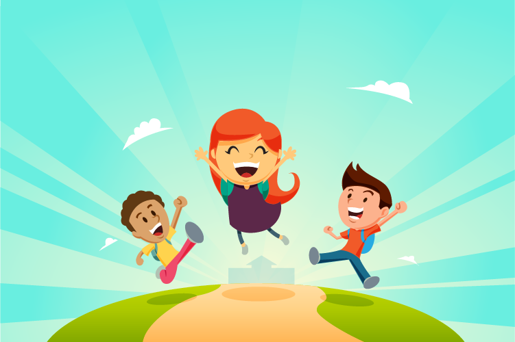 group of kids